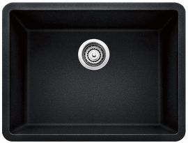 Single Granite Sink 24"x18"x9.5" Black