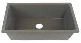 Single Granite Sink 31"x18"x9.5" Concrete