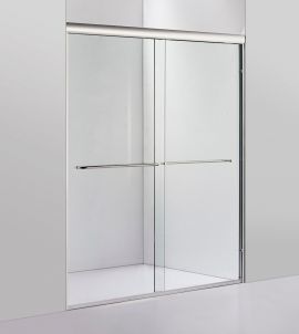 Bypass Shower Glass Door (8MM) Thick Tempered Glass 60"W x 76"H