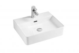 Ceramic rectangular vessel  sink 19 7/10"W x 5 1/10"H x 16 1/2"D