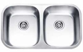Double Undermount Sink 50/50 18G 32" x 19" x 9" 