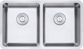 Double Undermount Sink 50/50 18G 32" x 19" x 9" R25mm