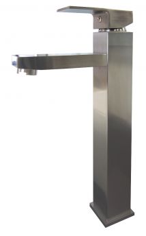 Ratel Single Handle Bathroom Vessel faucet  5 11/16" x 12 3/8" Brushed Nickel