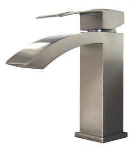 Ratel Single Handle Bathroom faucet  6 3/10" x 6 2/3" Brushed Nickel