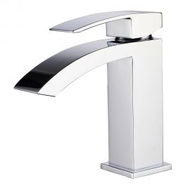 Ratel Single Handle Bathroom faucet  6 3/10" x 6 2/3" Chrome