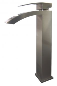 Ratel Single Handle Bathroom Vessel faucet  6 3/8" x 12" Brushed Nickel