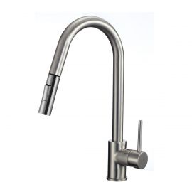 Ratel Pull Down kitchen Faucets 10 1/16" x 16 1/8" Brushed nickel