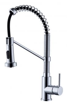 Ratel Commercial Style Kitchen Faucet 8 5/8" x 17 7/8", Brushed Nickel