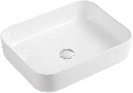 Ceramic rectangular vessel  sink 20 1/10"W x 5 1/10"H x 15 7/10"D
