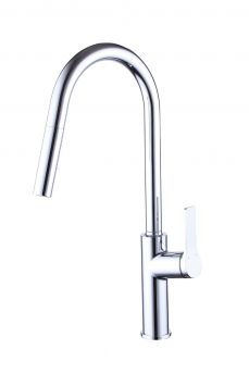 Ratel Pull Down kitchen Faucets 10 11/16" x 19 3/4" Brushed nickel