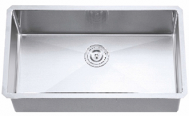 Single Handmade Sink 16G 30"x18"x10"  R10mm