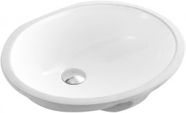 Ceramic oval undermount sink  19 1/2"L x 16"W x 8 1/2"H